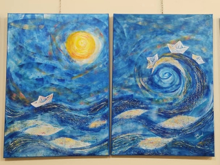 Papírové lodičky - sada 2 ks